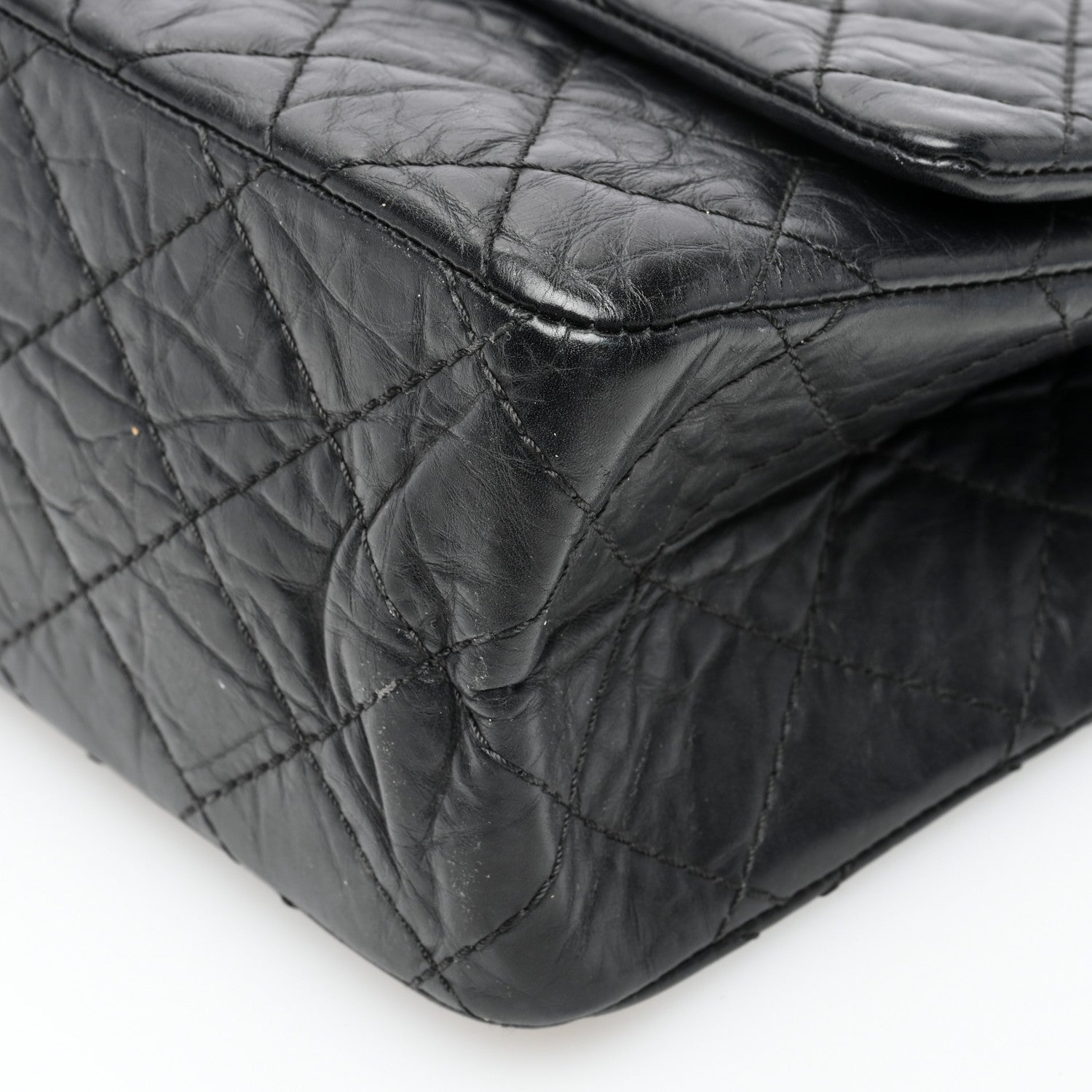 Chanel Aged Calfskin Quilted 2.55 Reissue 226 Flap Black 10 of 10