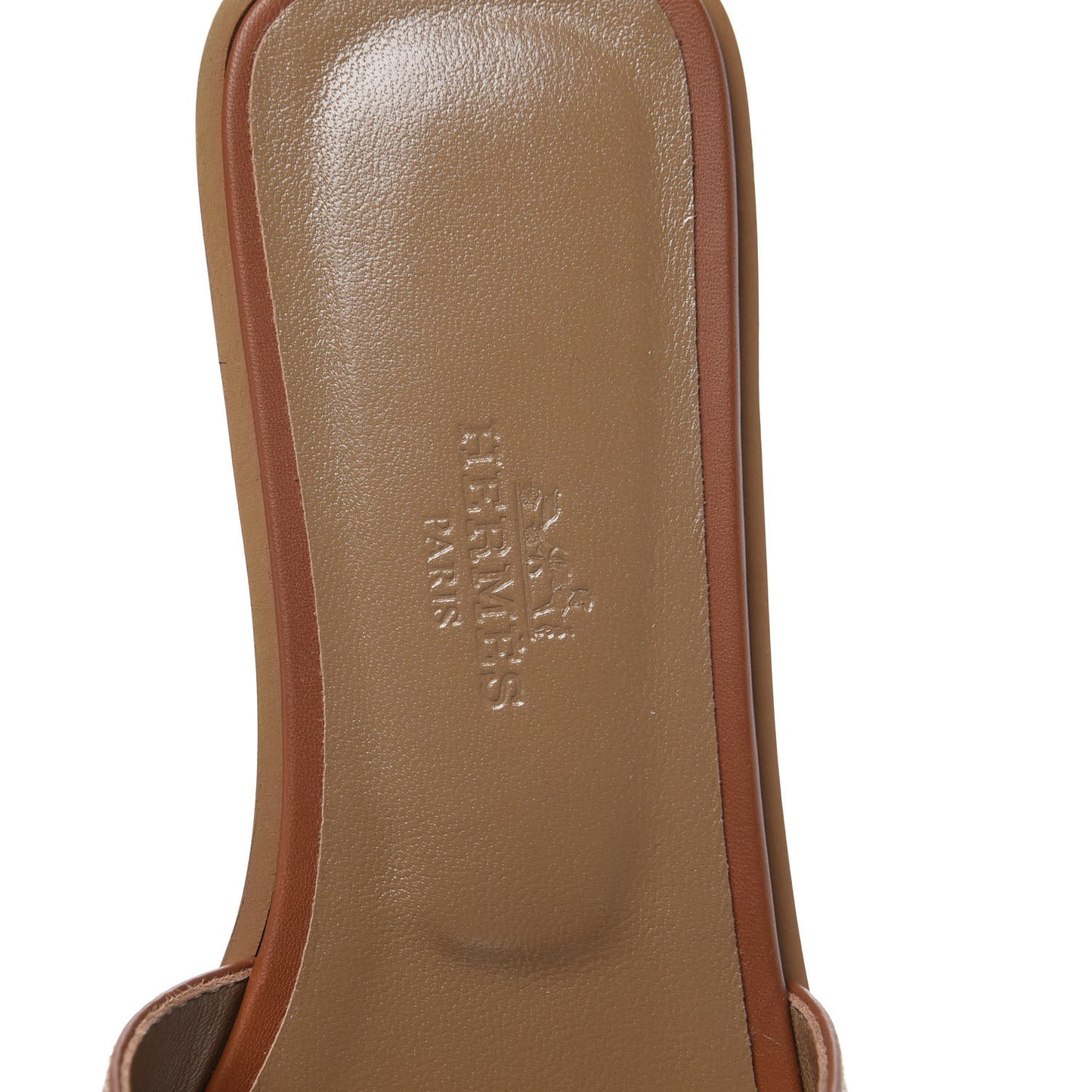 Box Calfskin Oran Sandals 35 Gold