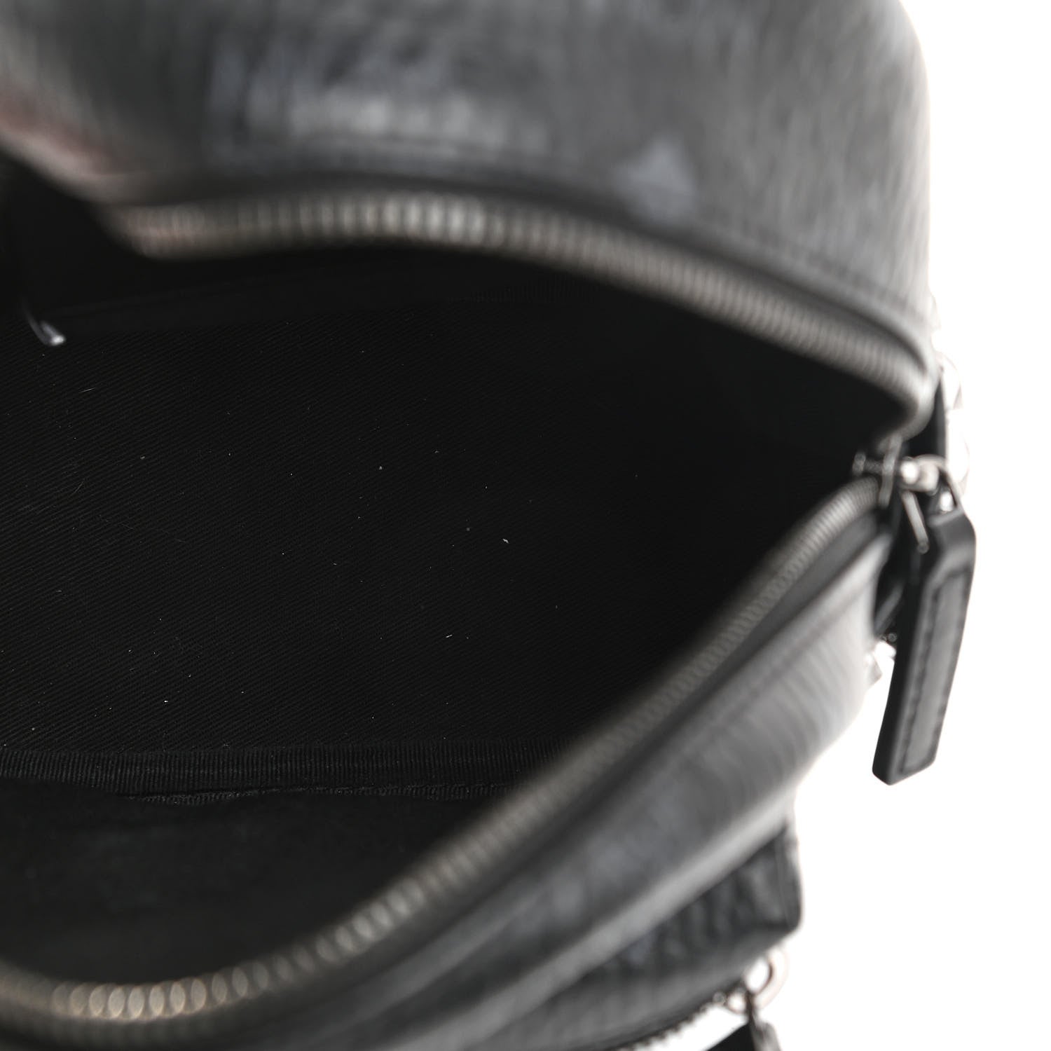 MCM Visetos Side Stud X-Mini Stark Bebe Boo Backpack Black 5 of 12