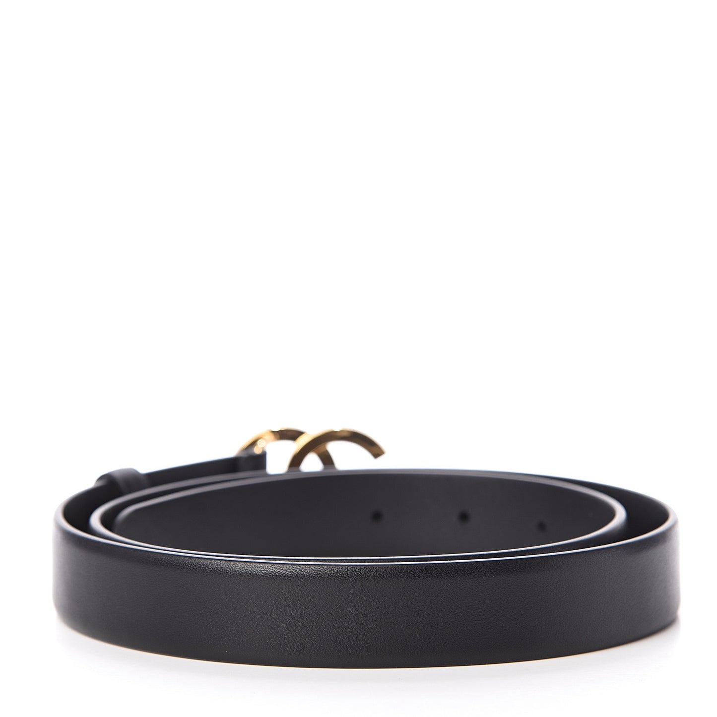 Calfskin Paris CC Belt 85 34 Black
