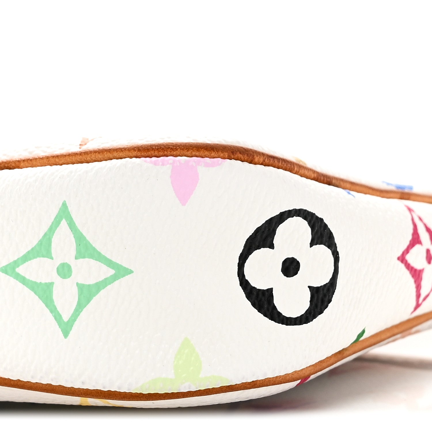Louis Vuitton Monogram Multicolor Pochette Accessories White 9 of 9