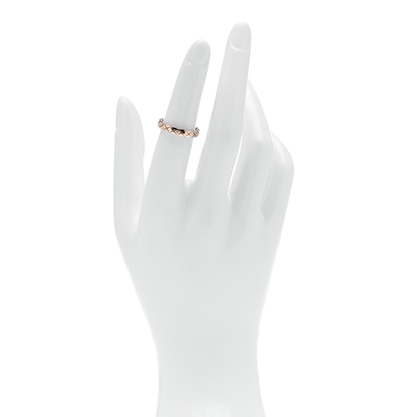 18K Beige Gold Mini Coco Crush Ring 50 5.25