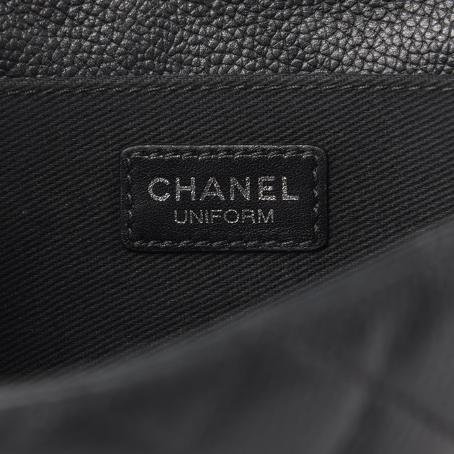 Chanel Grained Calfskin Quilted 2.55 Reissue Flap Belt Bag Clutch Black 6 of 17