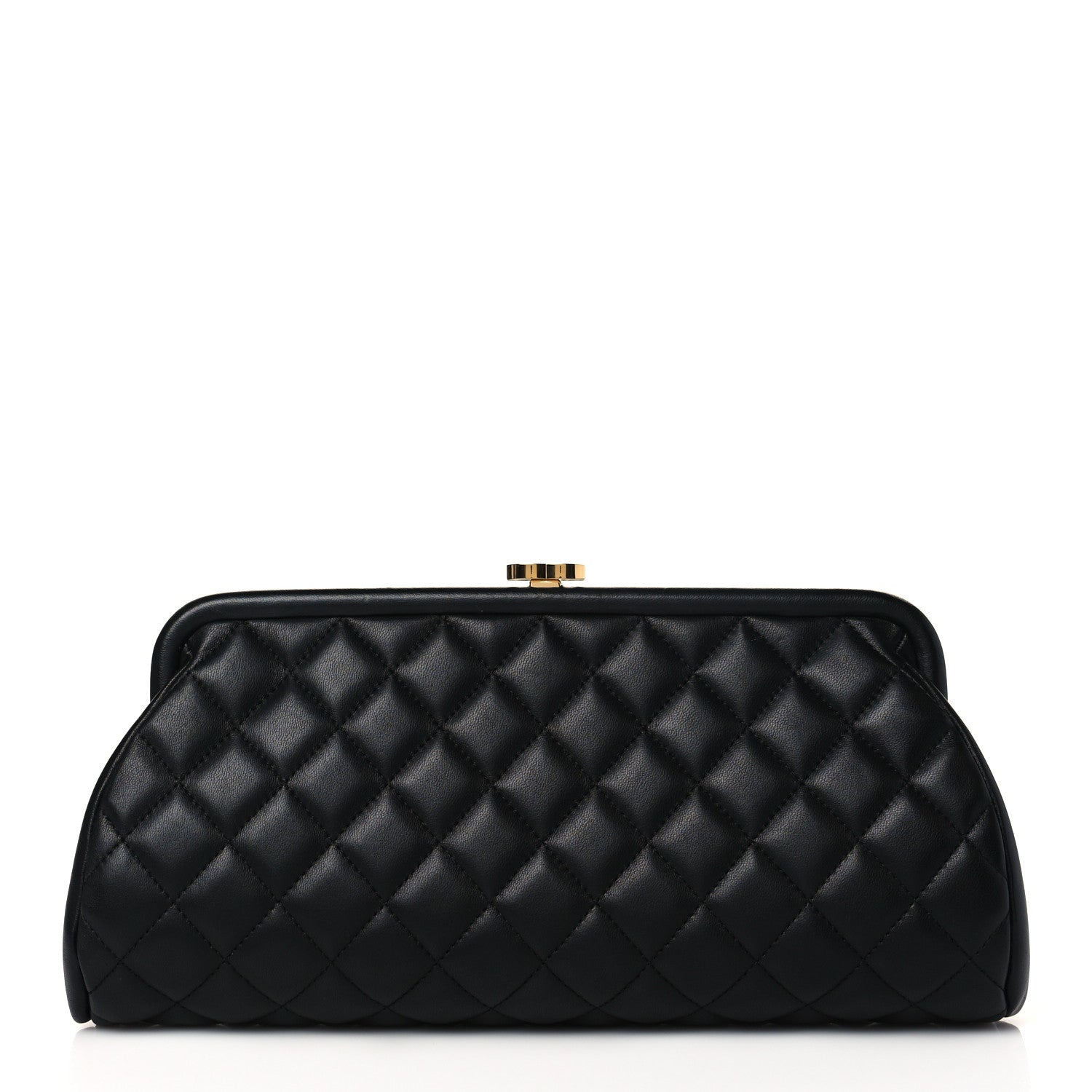 Chanel Lambskin Quilted Timeless Clutch Black 1 of 10