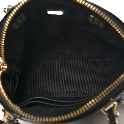 Chanel Patent Calfskin Quilted Shiny Coco Clutch With Chain Black 5 of 11