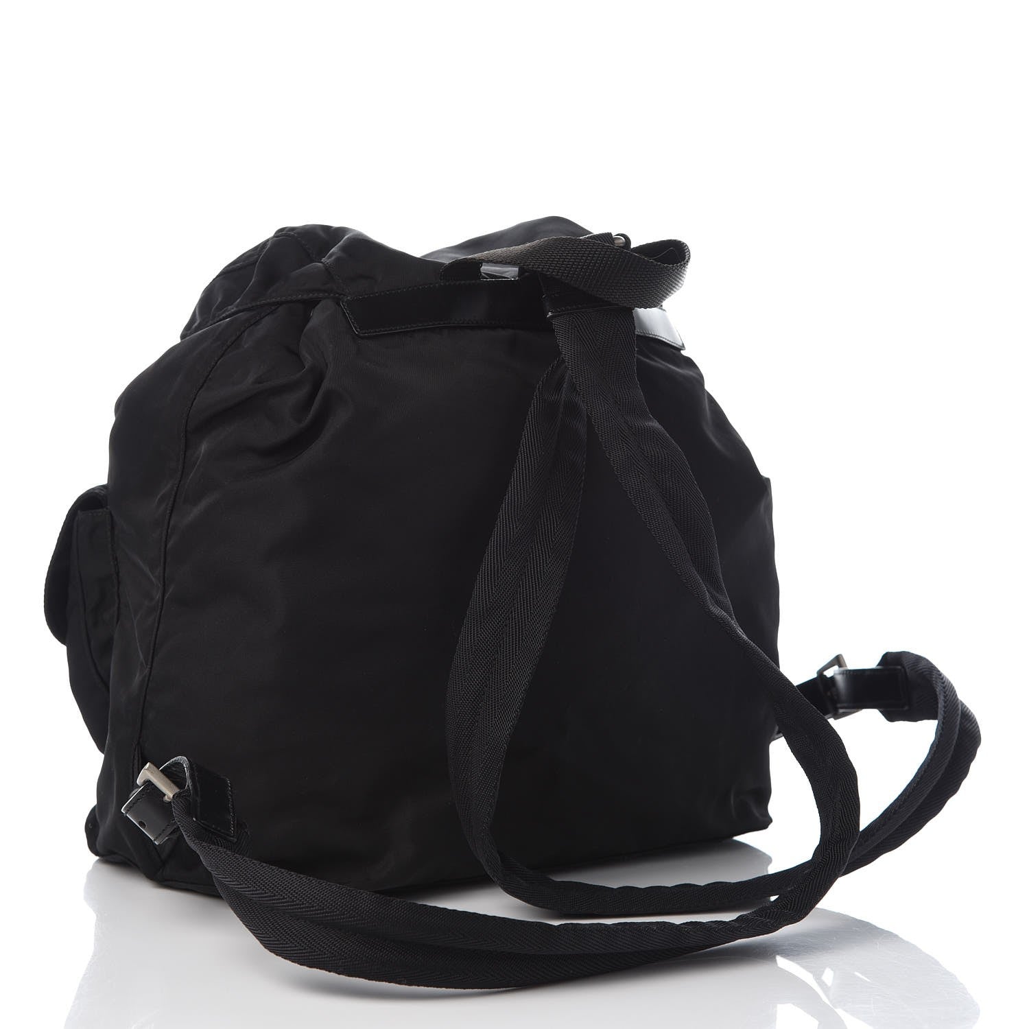 Prada Nylon Vela Medium Backpack Black 3 of 10