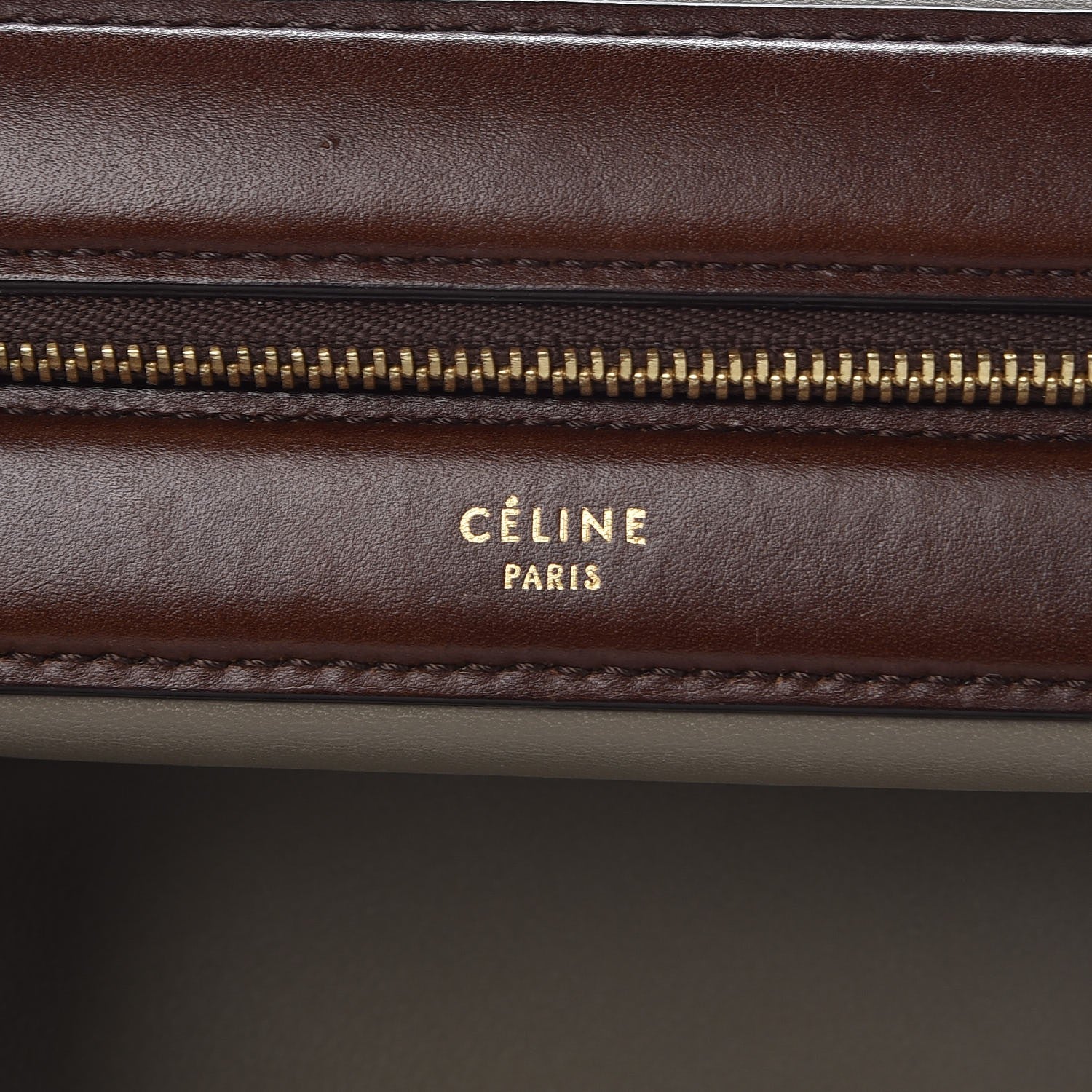 Celine Satin Calfskin Long Frame Doctor Bag Taupe 6 of 9