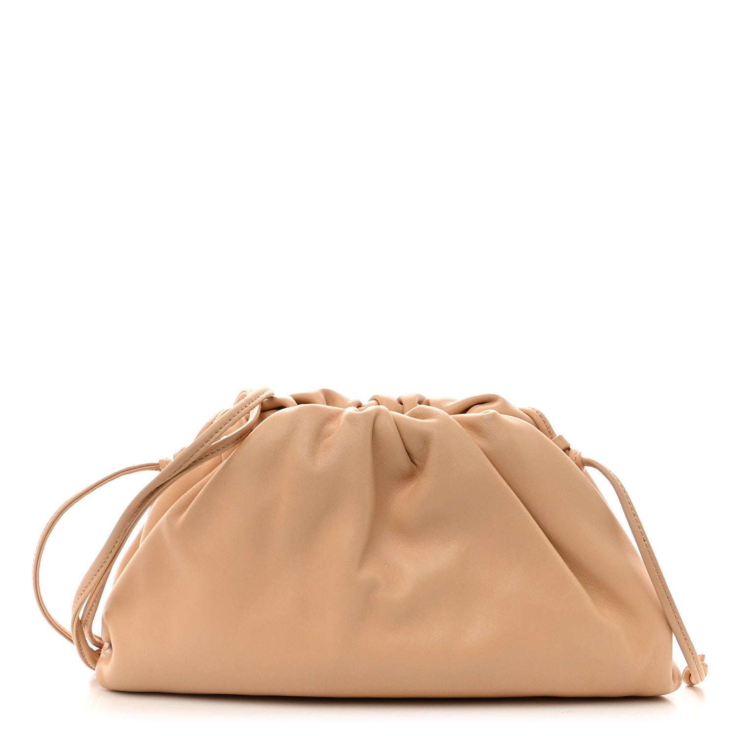 Bottega Veneta Butter Calfskin The Mini Pouch Almond 1 of 8