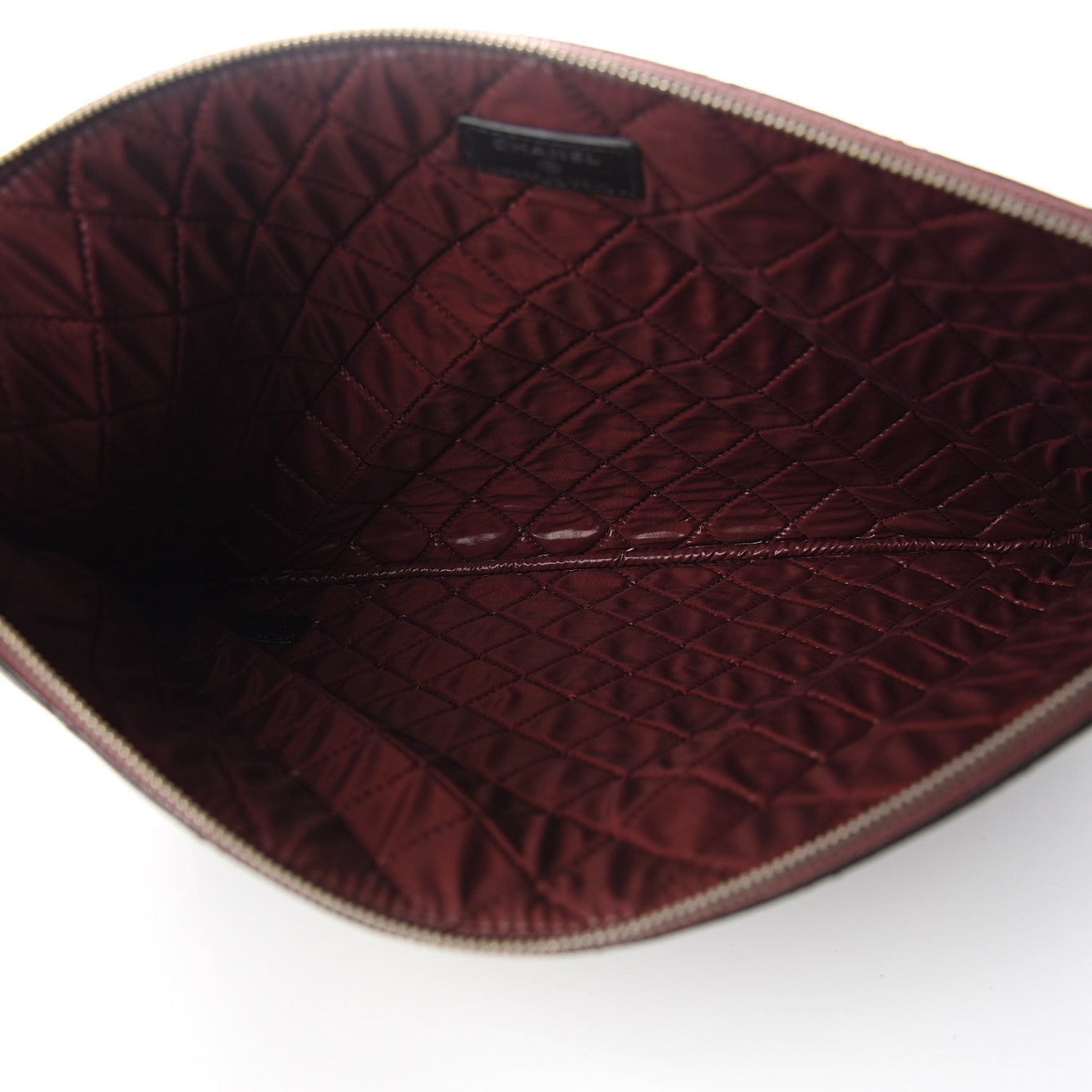 Chanel Caviar Quilted Large Cosmetic Case Black 4 of 6