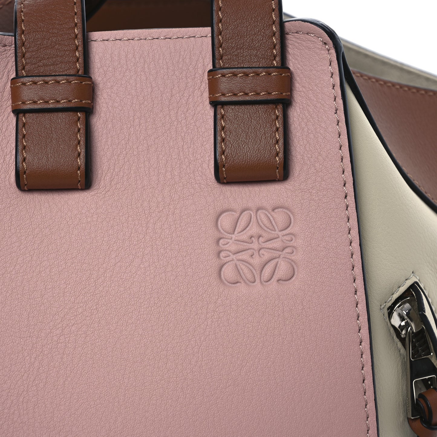 Calfskin Small Hammock Shoulder Bag Peach