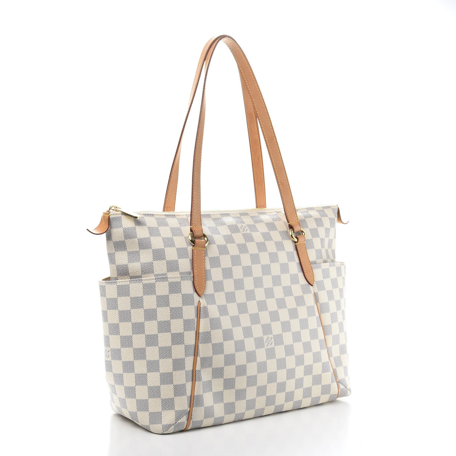 Louis Vuitton Damier Azur Totally MM 3 of 9
