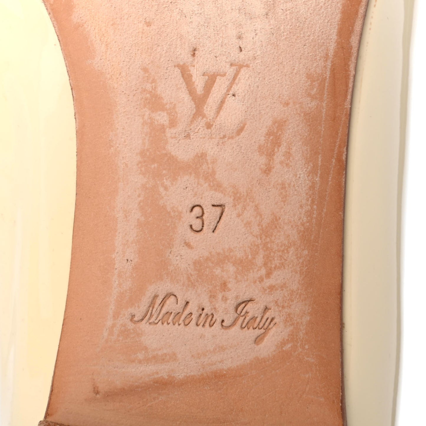 Damier Azur Patent Valentine Ballerina Flats 37