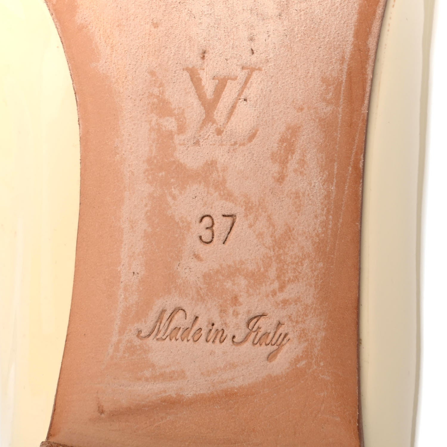 Louis Vuitton Damier Azur Patent Valentine Ballerina Flats 37 5 of 7