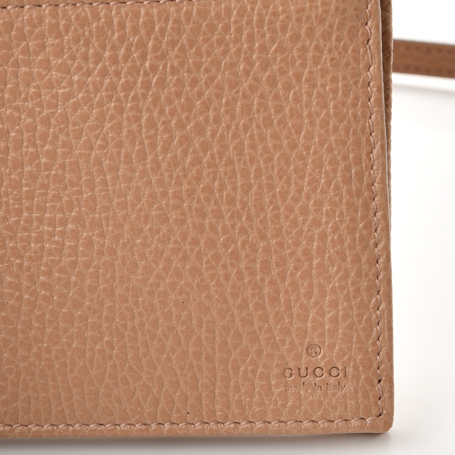 Gucci Dollar Calfskin Mini Swing Wallet Bag Camelia Mineral Blue 6 of 8