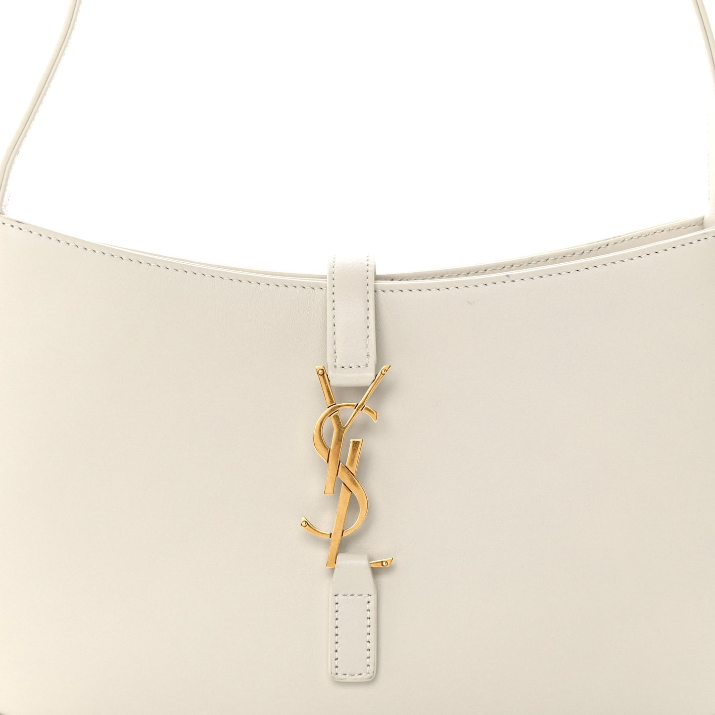 Smooth Calfskin Le 5 A 7 Hobo Blanc Vintage