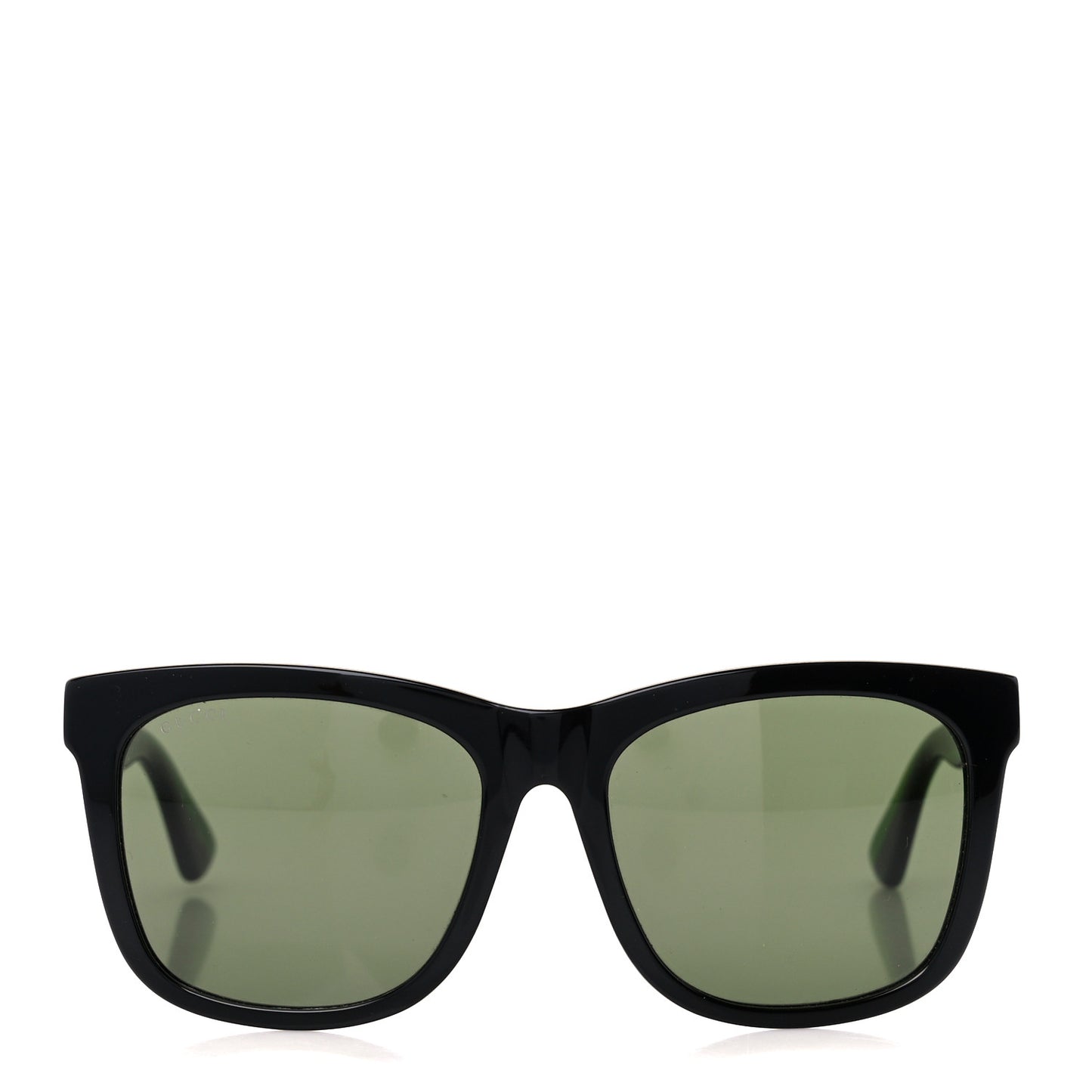 Acetate Square Frame Web Sunglasses GG0702SKN Black