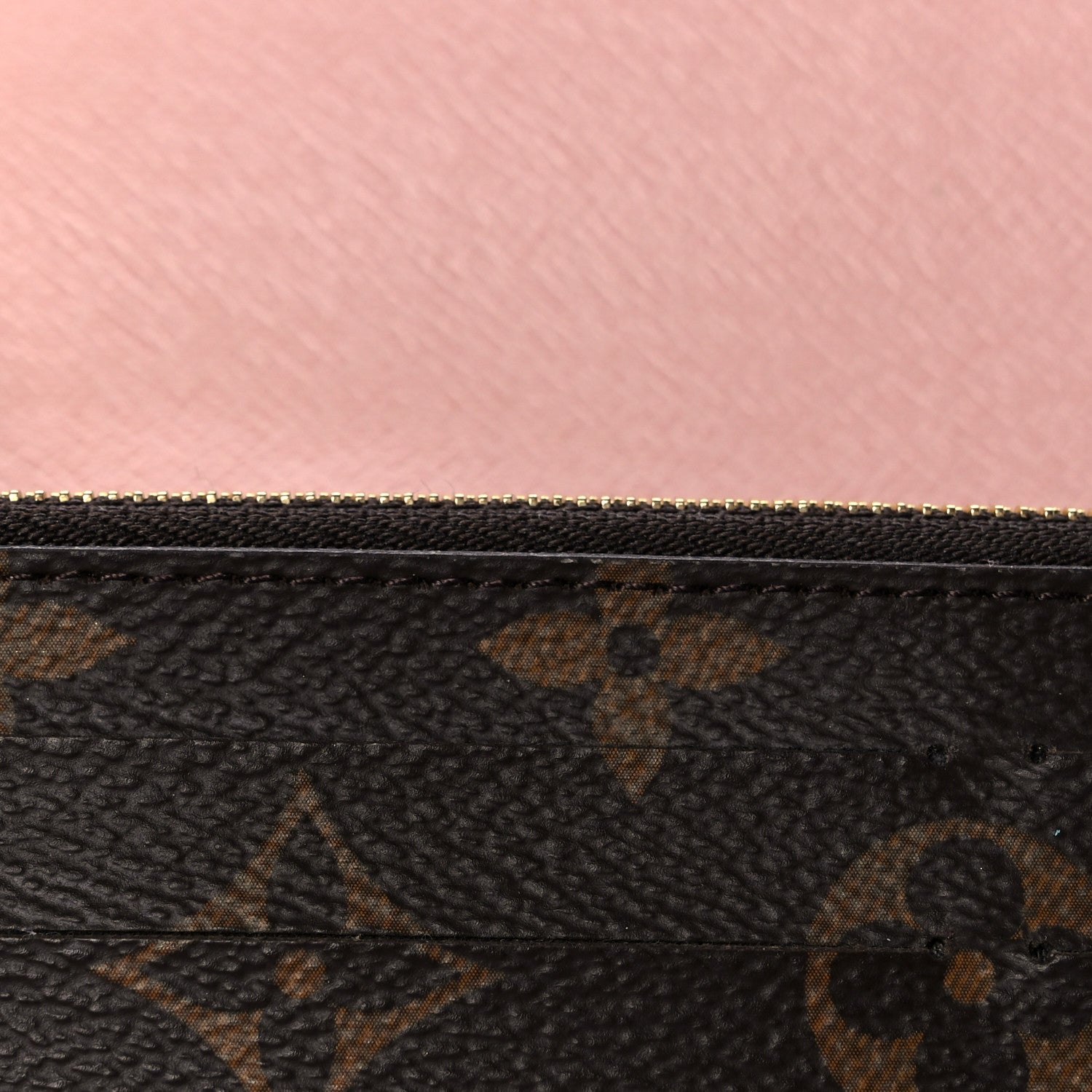 Louis Vuitton Monogram Emilie Wallet Rose Ballerine 13 of 14