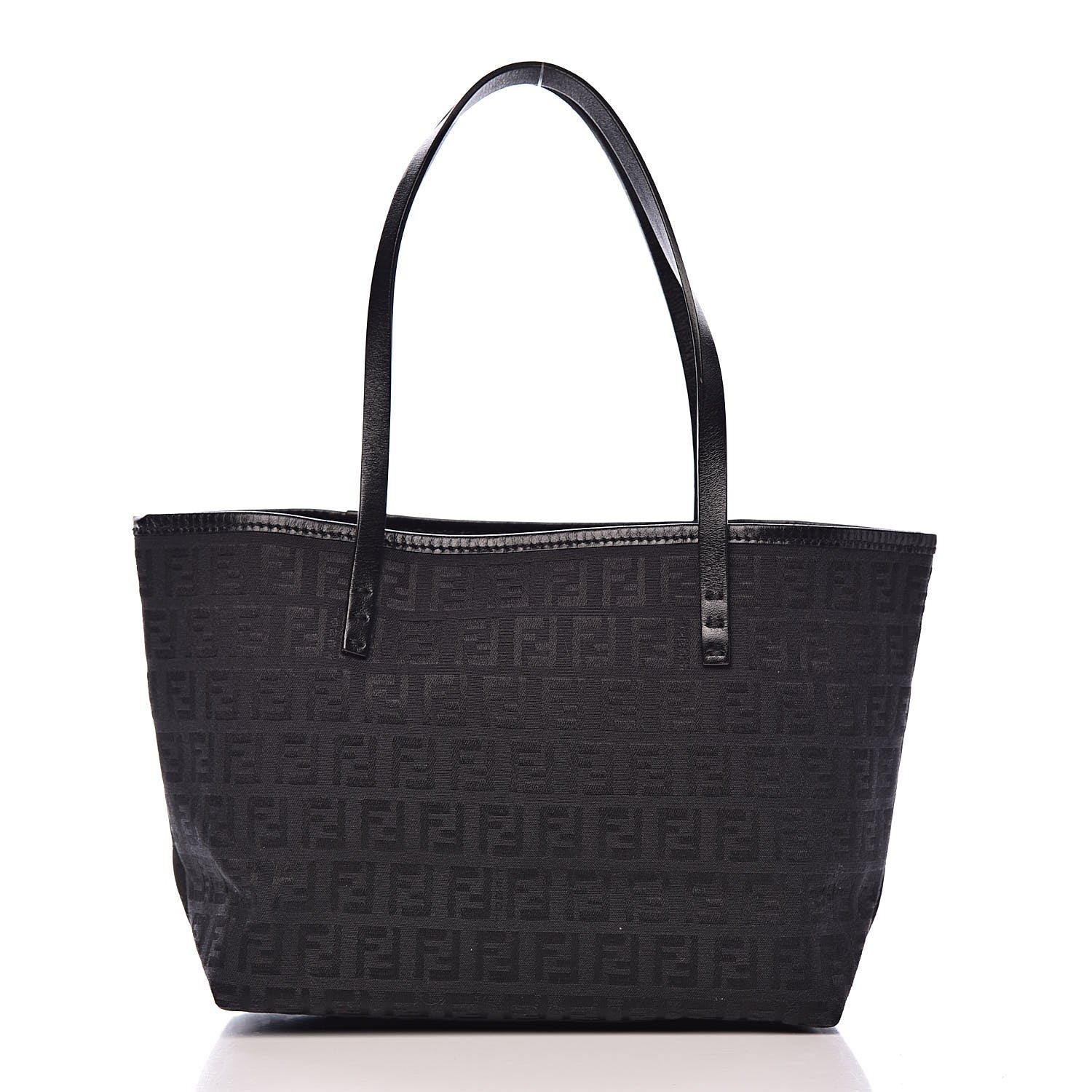 Fendi Zucchino Tote Black 3 of 11