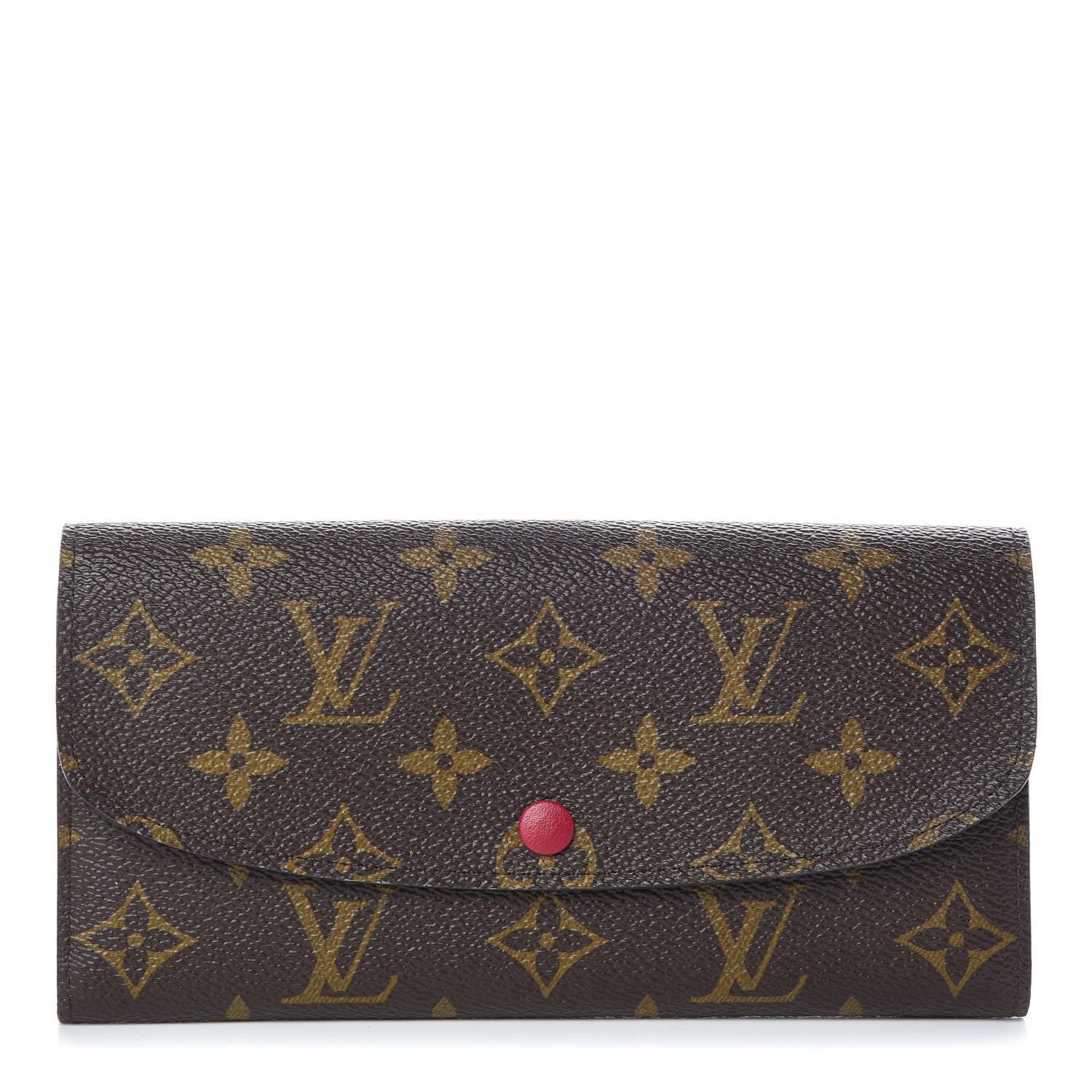 Louis Vuitton Monogram Emilie Wallet Fuchsia 1 of 9