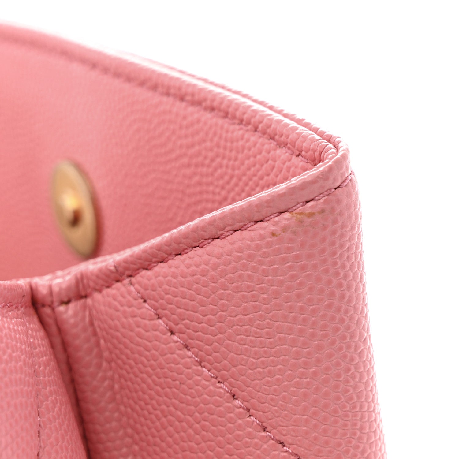 Chanel Caviar Quilted A Real Catch Clutch Pink 10 of 10