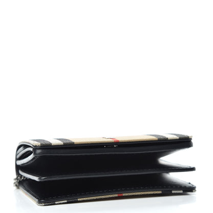 Burberry Vintage Check Jessie TB Crossbody Black 4 of 7