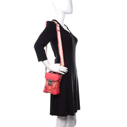 MCM Transparent Mini Berlin Crossbody Teaberry 2 of 10