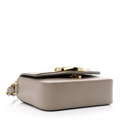 Chloe Shiny Calfskin Suede Mini C Double Carry Motty Grey 4 of 10