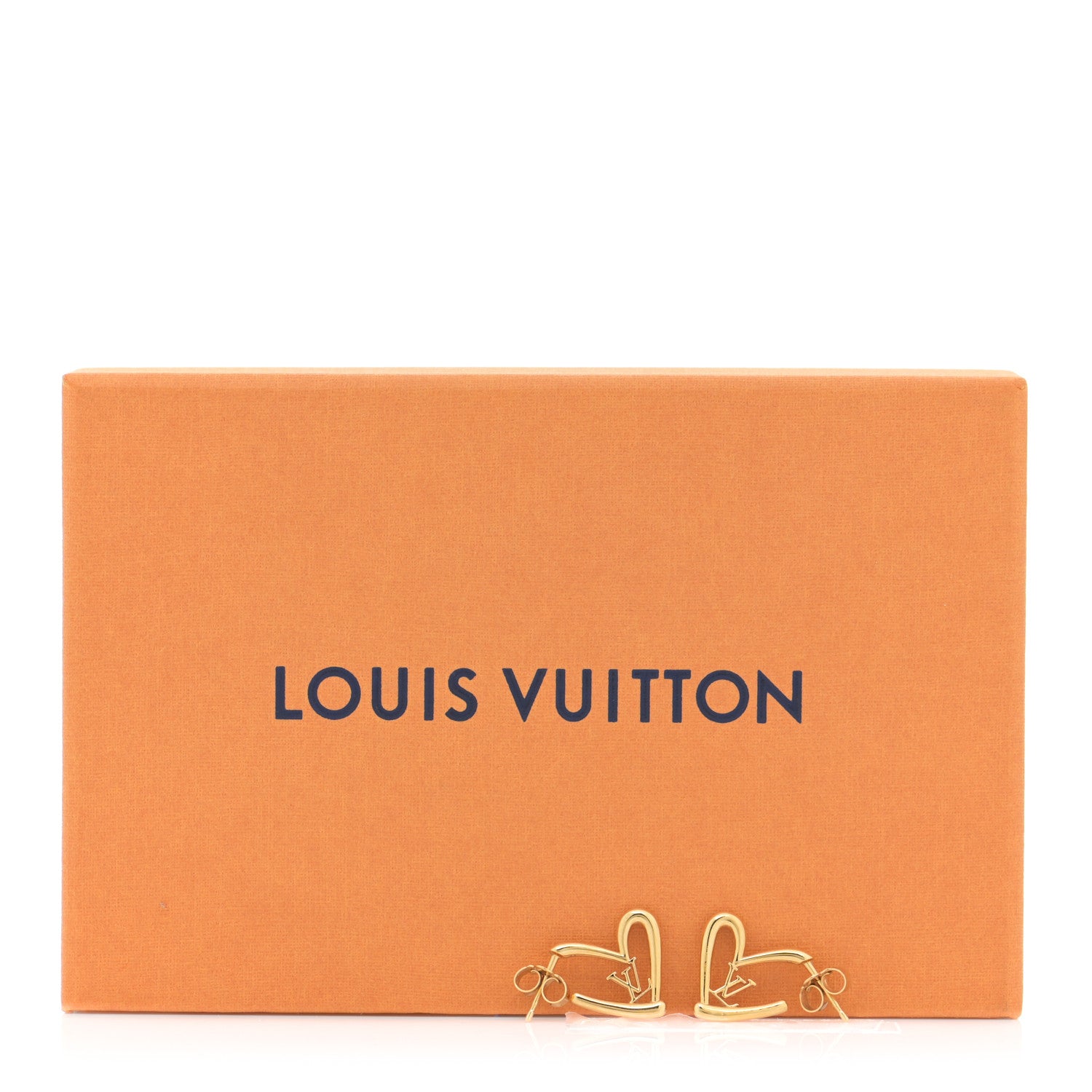 Louis Vuitton Fall In Love Heart Earrings PM Gold 10 of 10