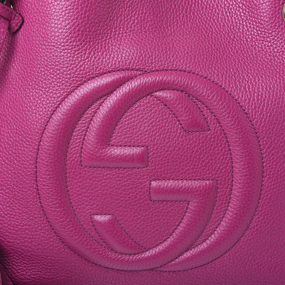 Gucci Cellarius Calfskin Medium Soho Chain Shoulder Bag Bright Bouganville 8 of 12