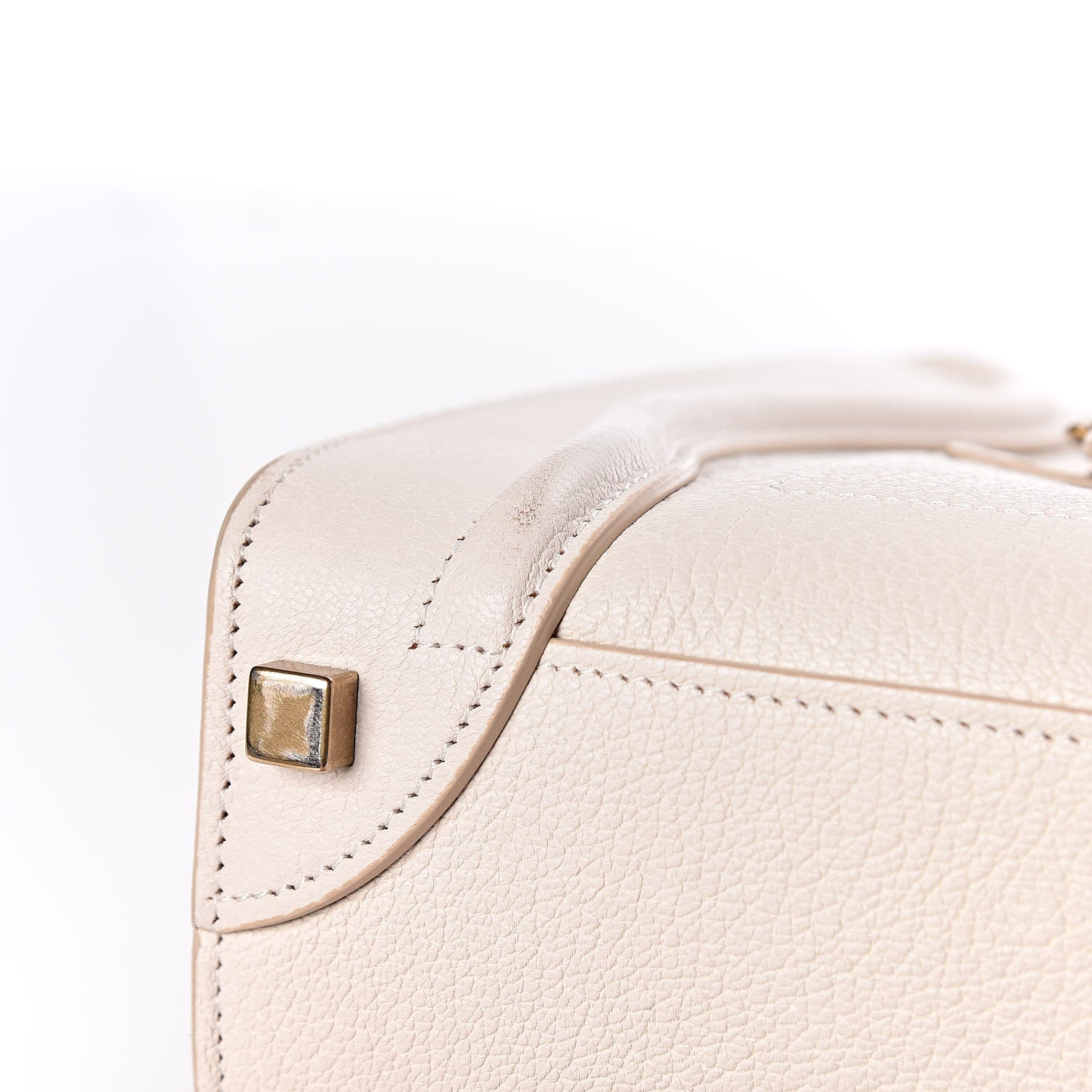 Celine Goatskin Micro Luggage White 17 of 22