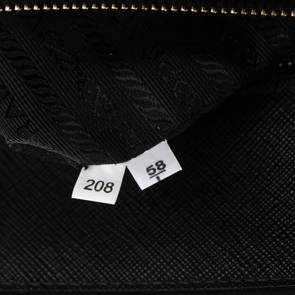 Prada Saffiano Lux Extra Large Galleria Double Zip Tote Black 8 of 8