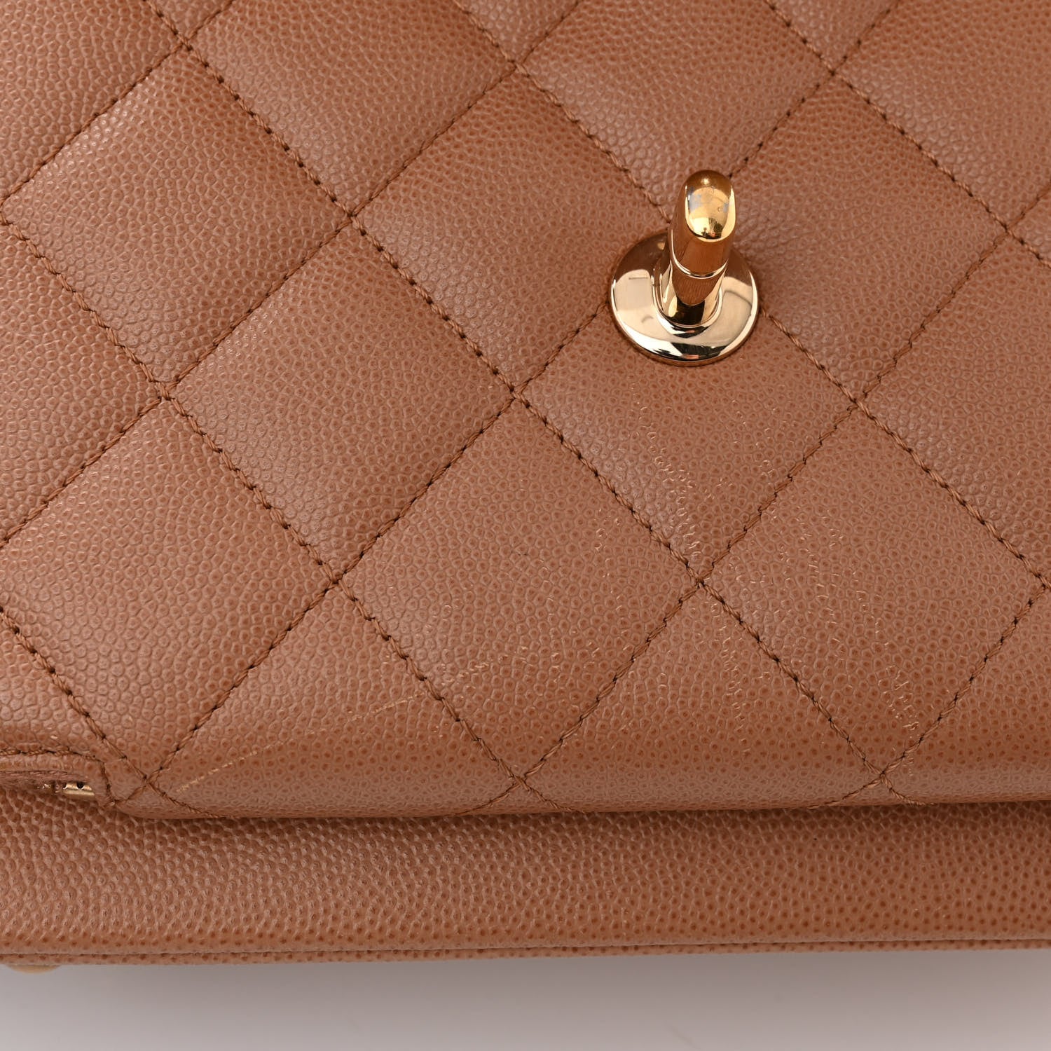 Chanel Caviar Quilted Medium Business Affinity Flap Beige 12 of 13