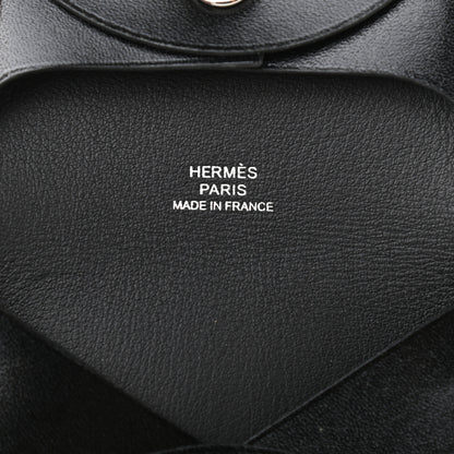Hermes Box Swift Bastia Coin Purse Black 6 of 8