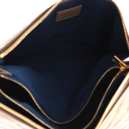 Louis Vuitton Lambskin Embossed Monogram Coussin PM Taupe 6 of 12