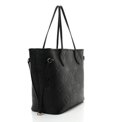 Louis Vuitton Empreinte Monogram Giant Neverfull MM Black 3 of 12