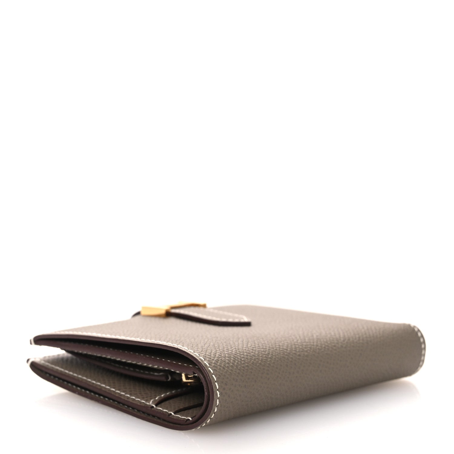 Hermes Epsom Bearn Compact Wallet Etoupe 4 of 9