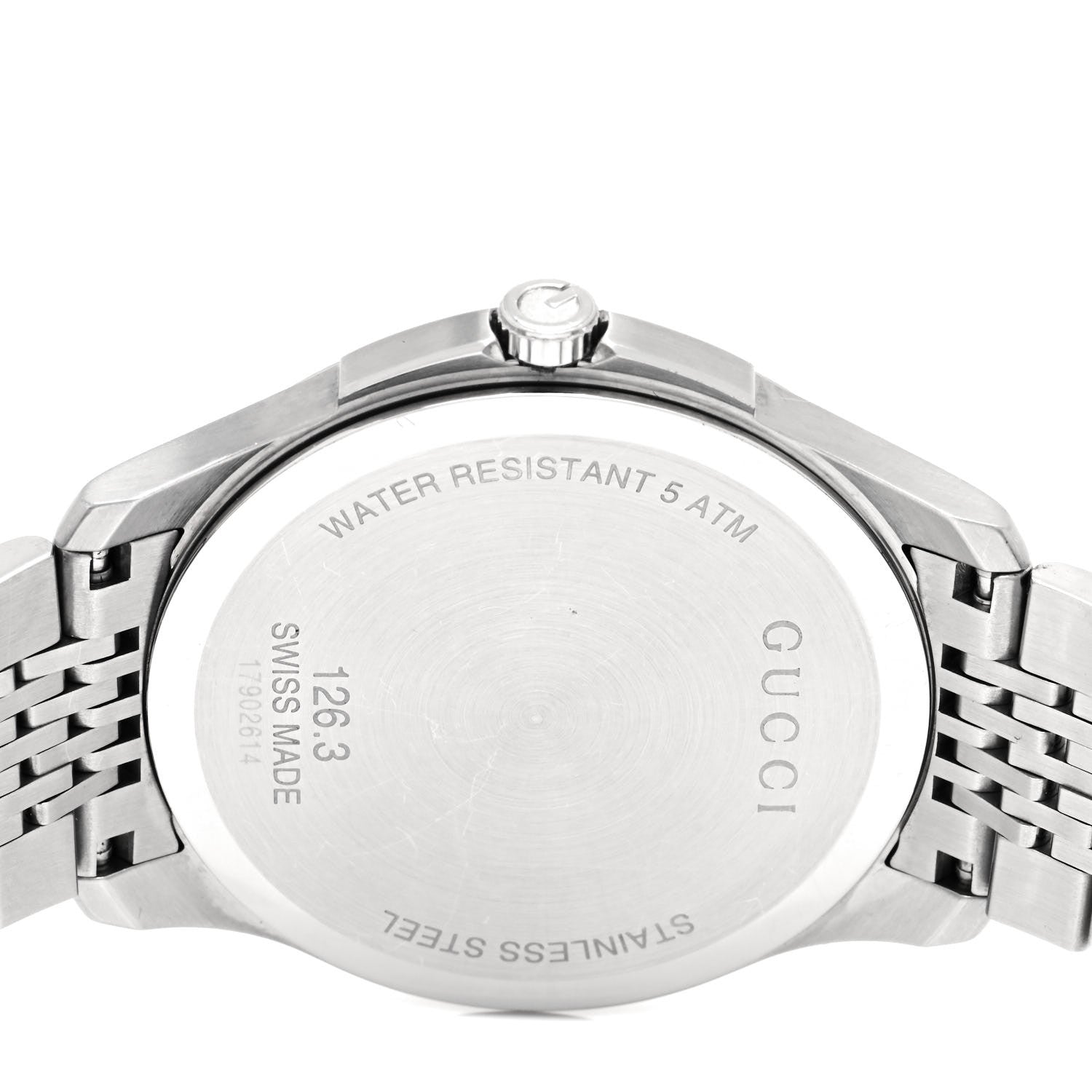 Gucci Stainless Steel 40mm G-Timeless Quartz Watch Brown 4 of 4