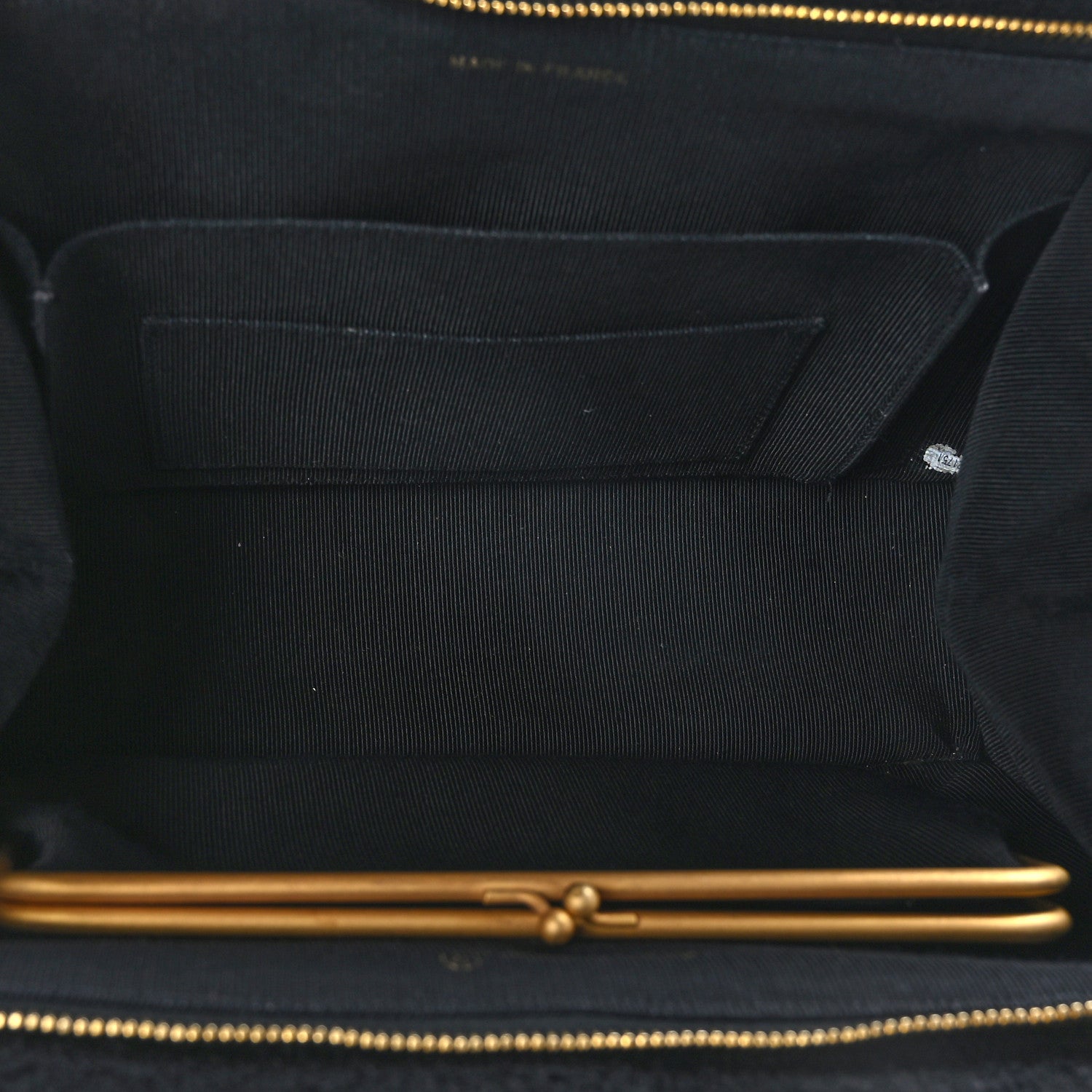 Chanel Jersey Quilted Shopping Tote Black 5 of 10