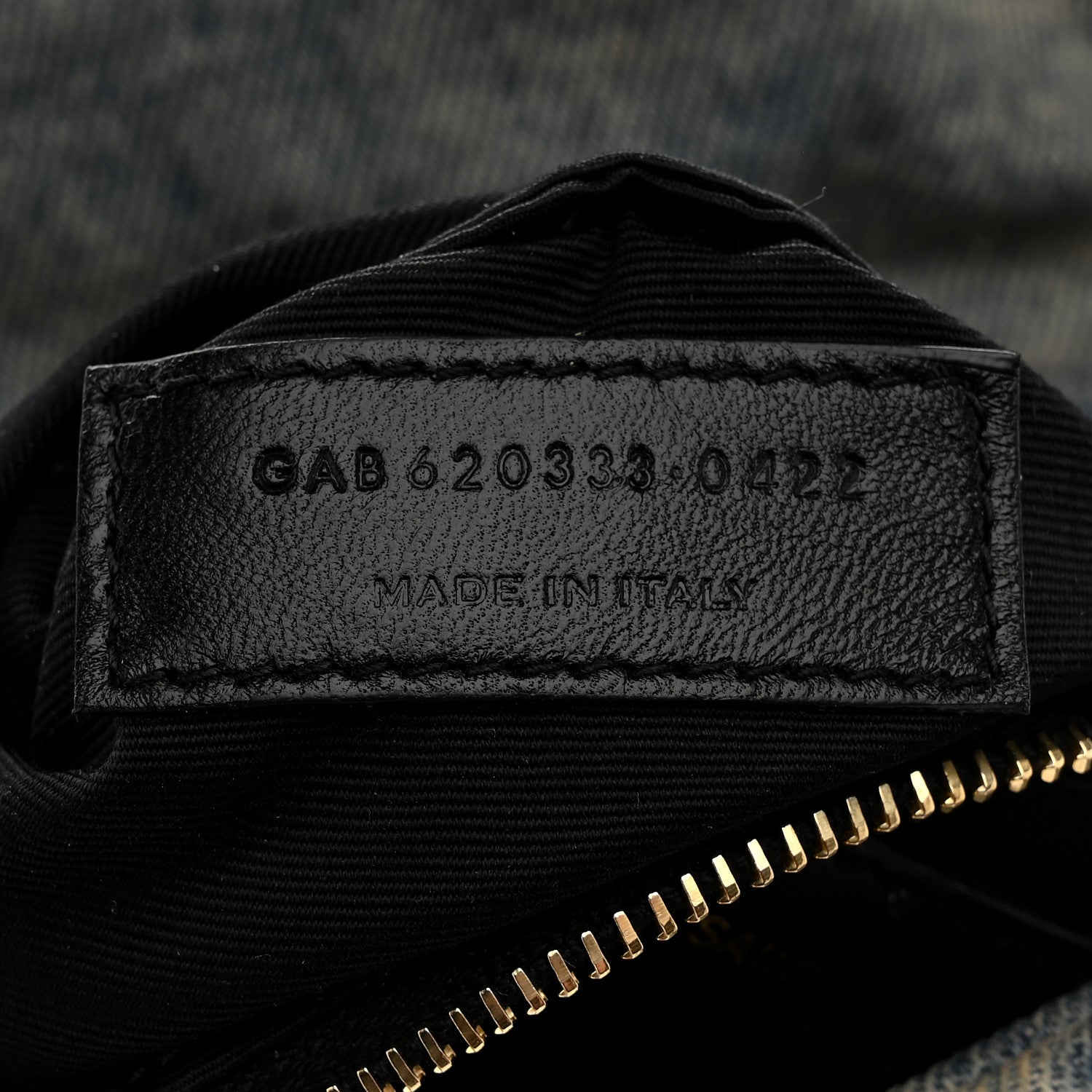 Saint Laurent Denim Quilted Toy Loulou Puffer Monogram Chain Satchel Blue Cinnamon 7 of 10