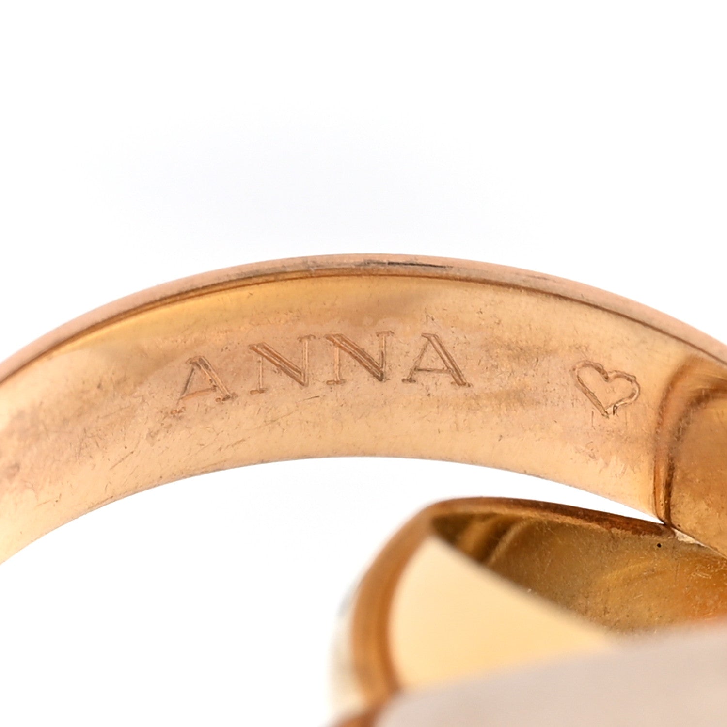Cartier 18K Pink Yellow White Gold Extra Large Trinity Ring 51 5.75 5 of 7