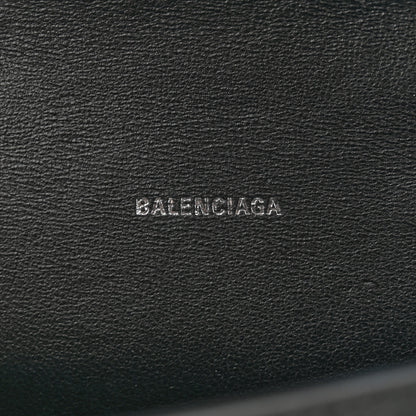 Balenciaga Glitter Fabric Hourglass Top Handle Bag XS Black 6 of 13