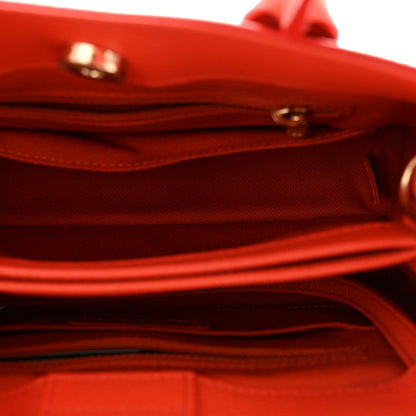 Chanel Grained Calfskin Mini Neo Executive Shopper Tote Red 5 of 13