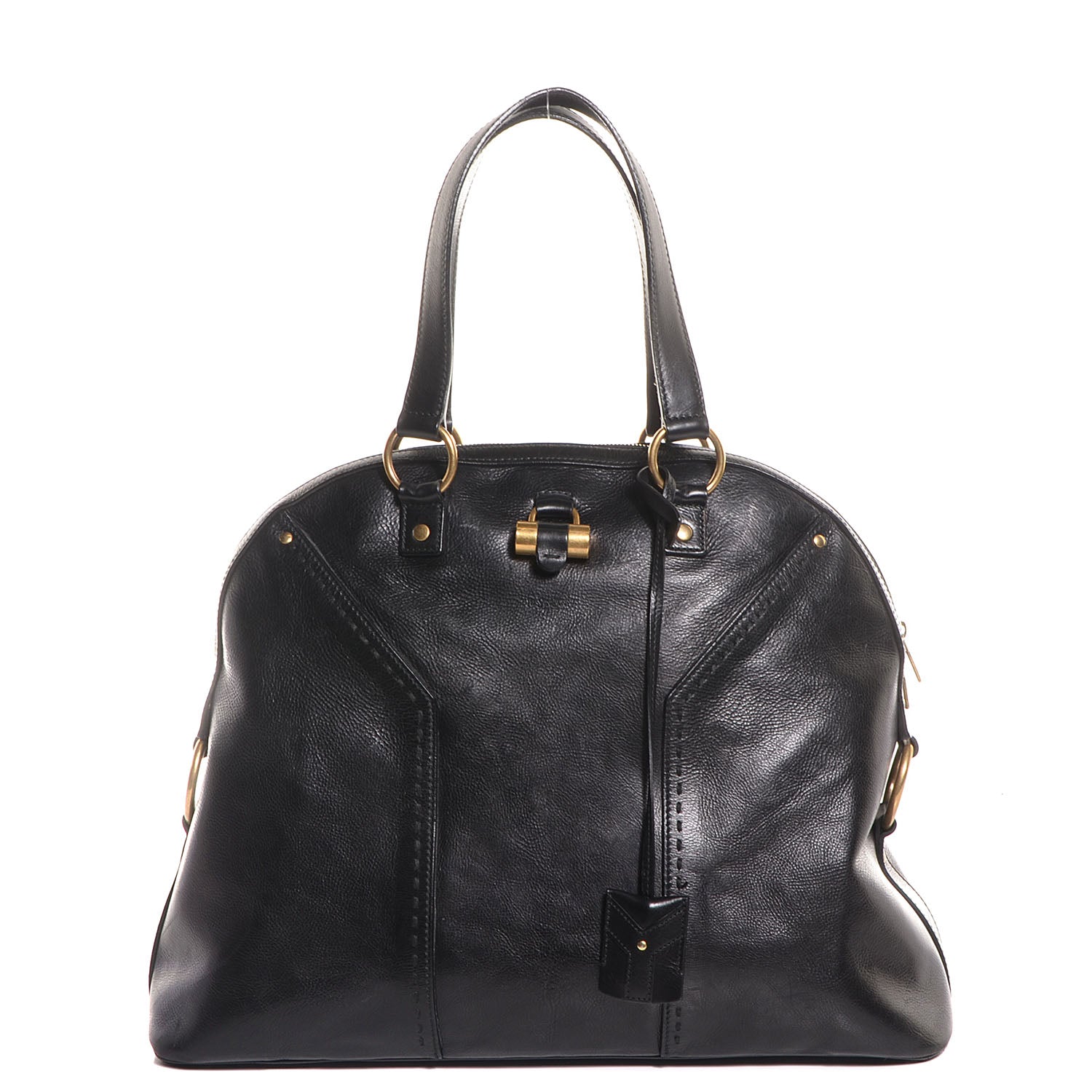 Saint Laurent Leather Oversized Muse Black 1 of 8
