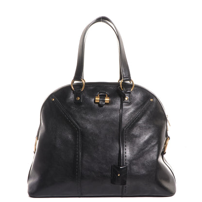 Saint Laurent Leather Oversized Muse Black 1 of 8