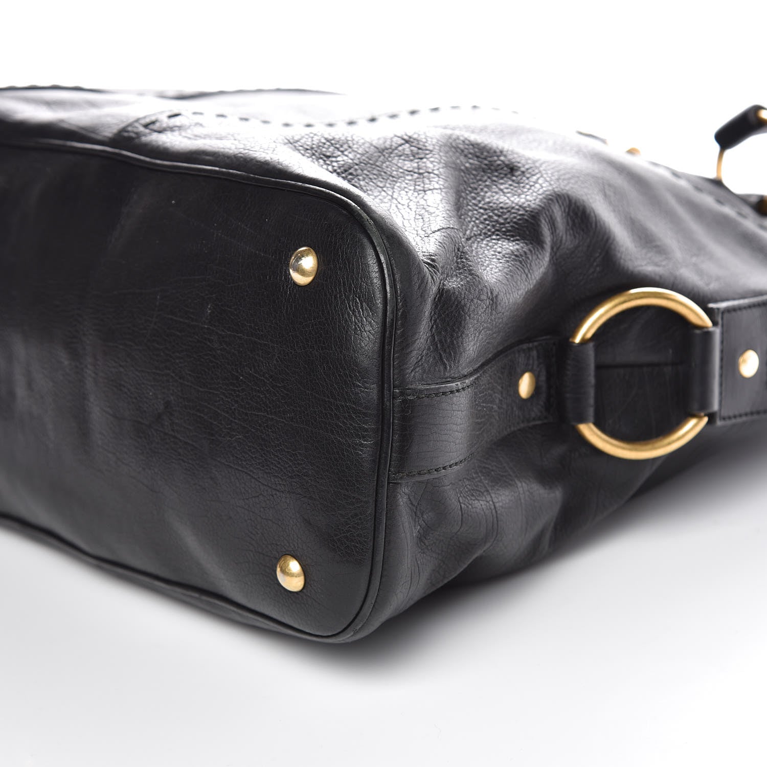 Saint Laurent Calfskin Oversized Muse Black 11 of 17
