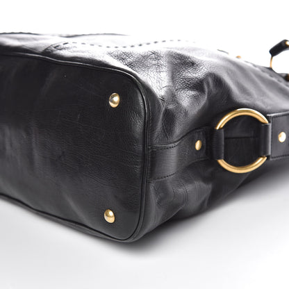Saint Laurent Calfskin Oversized Muse Black 11 of 17