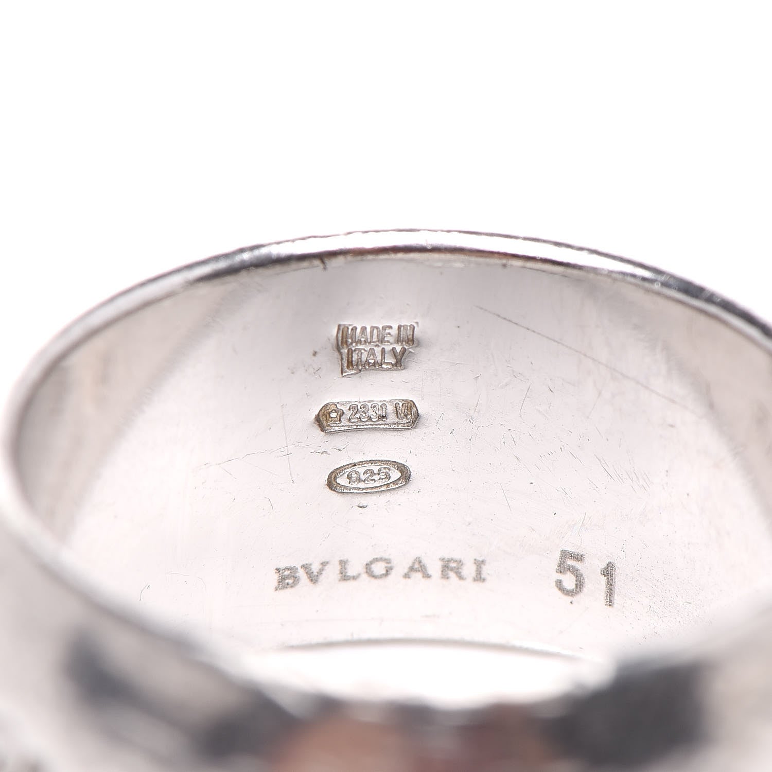 Bulgari Sterling Silver Save The Children Ring 51 5.75 4 of 6