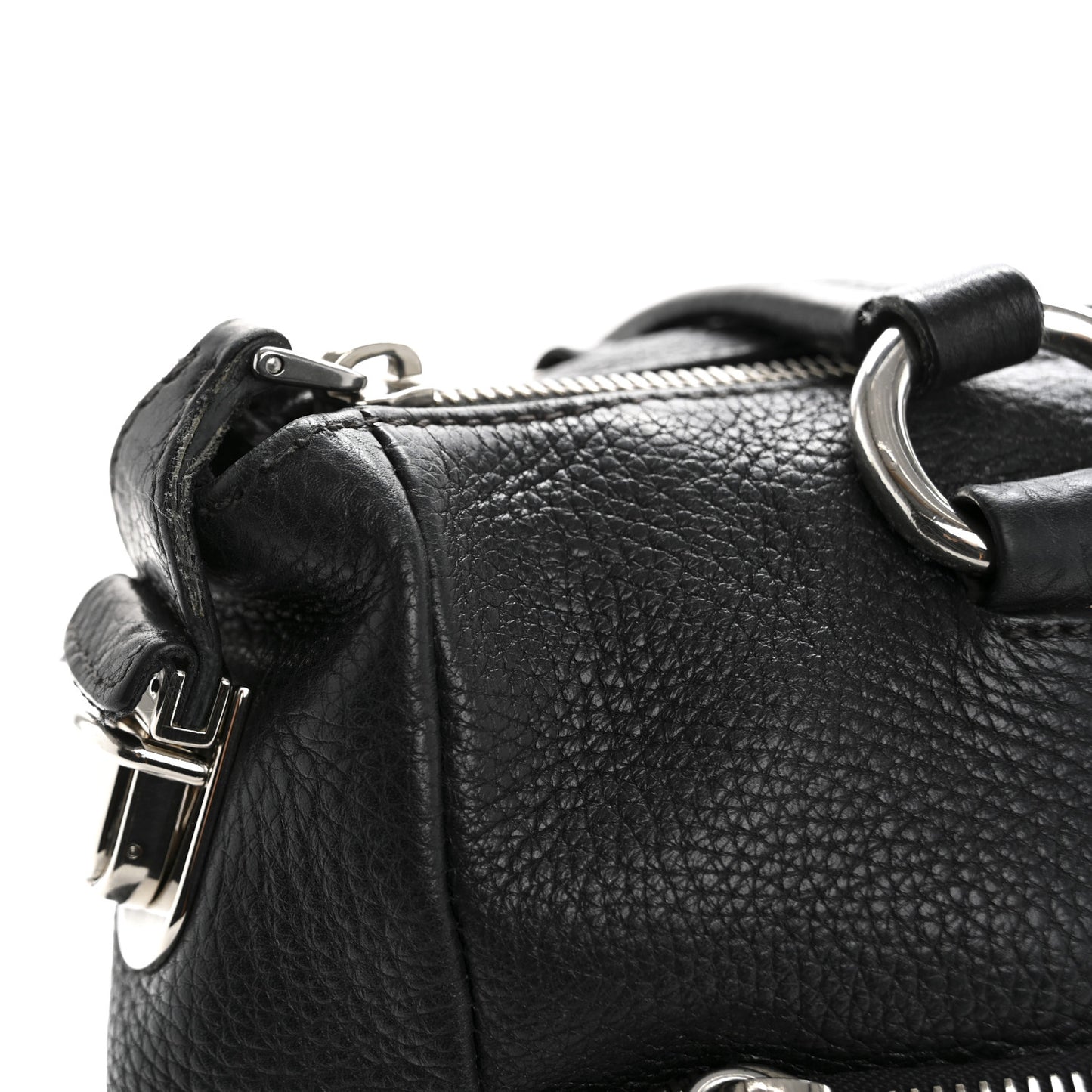 Vitello Daino Shopping Tote Black