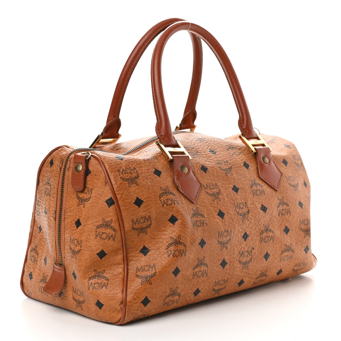 Visetos Essential Boston Bag Cognac