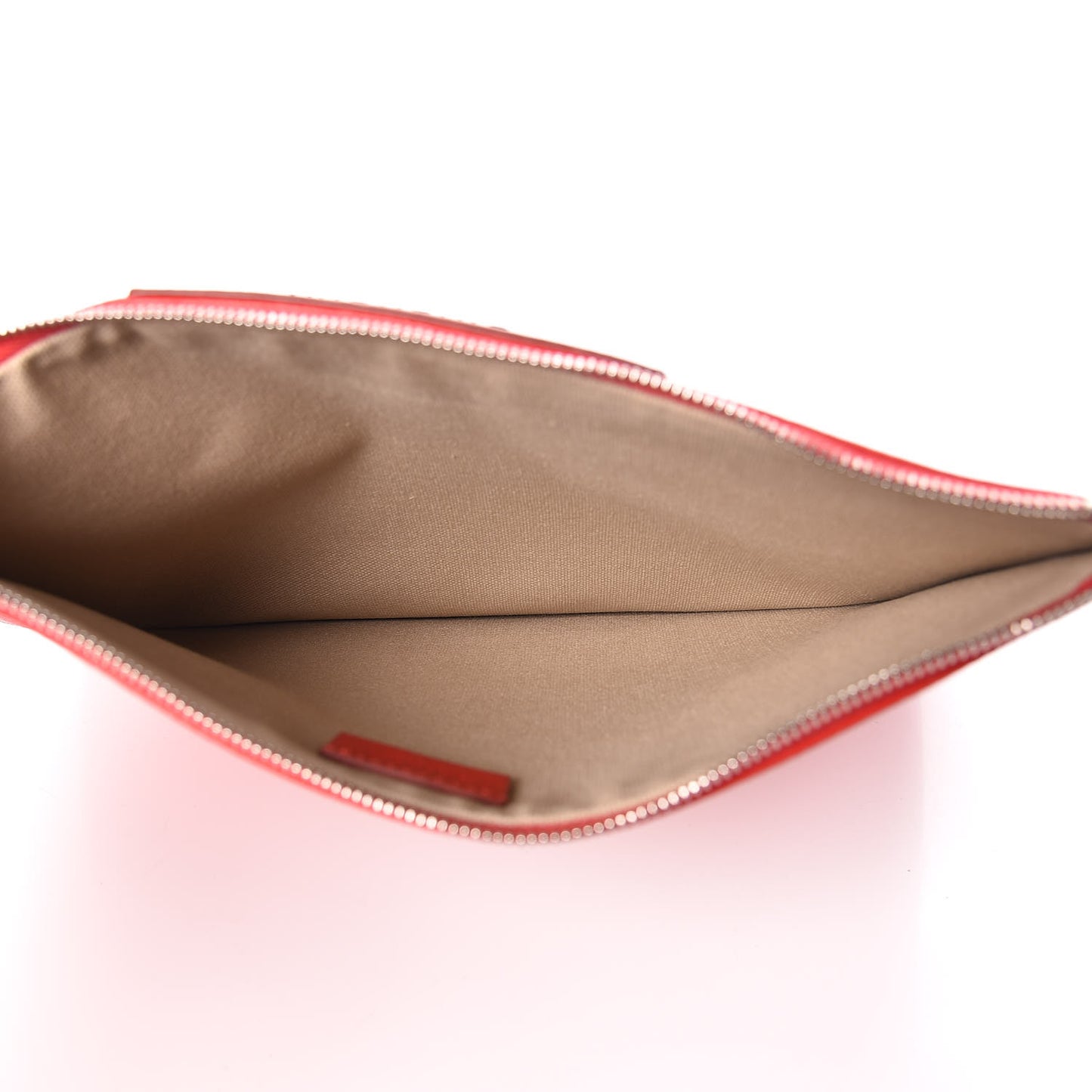 Sugar Goatskin Medium Antigona Pouch Red